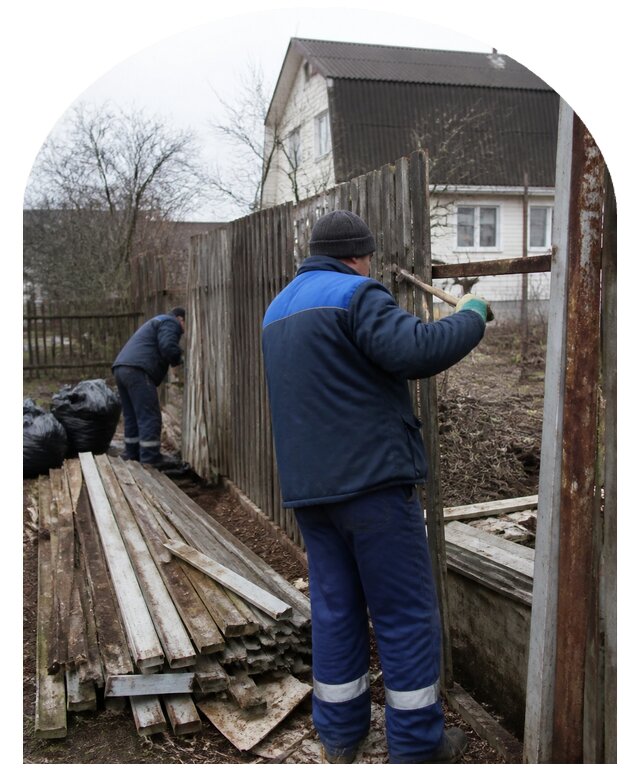 Демонтаж забора в Воркуте по цене от 4626 р. | Метпроект-Врк